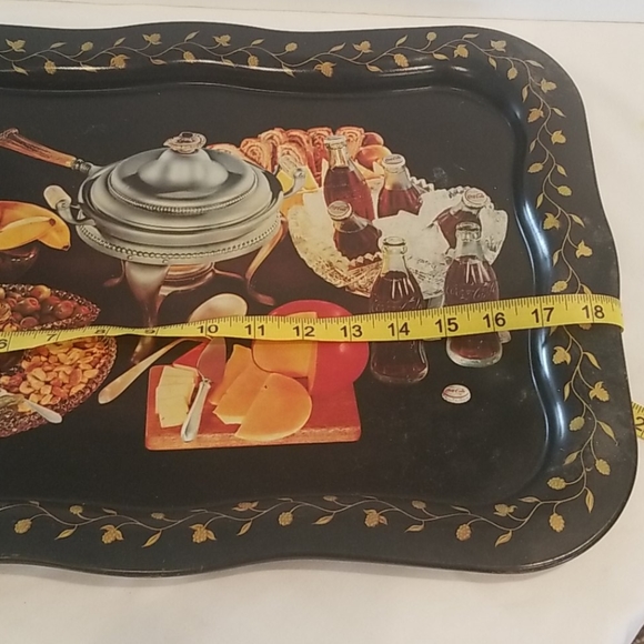 COCA COLA Vintage Mid Century Retro Metal Tray - Picture 7 of 8